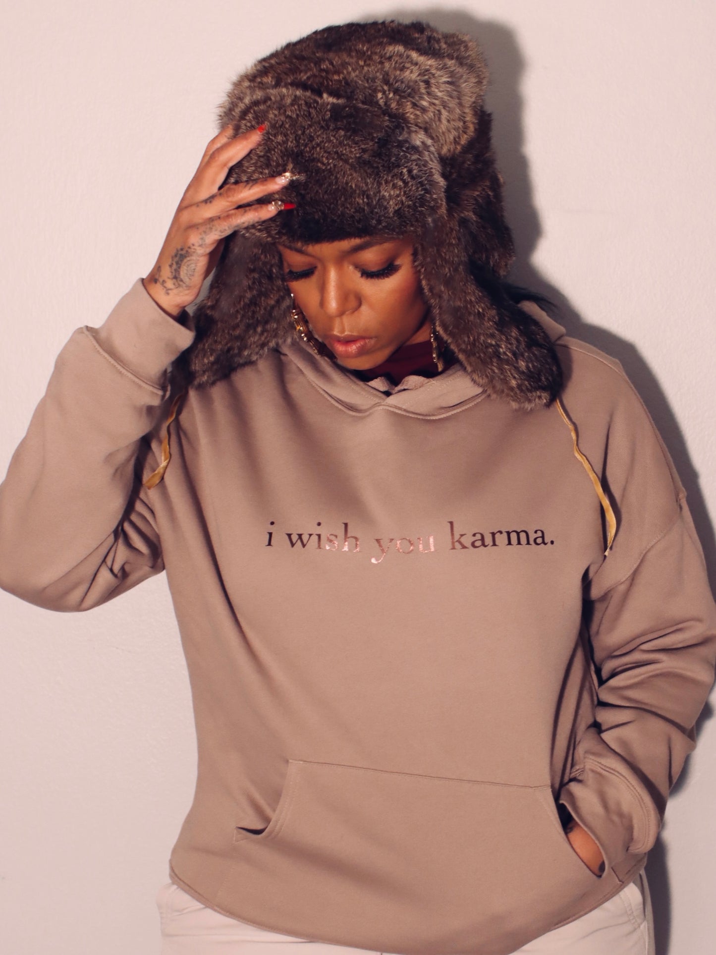 i wish you karma. Hoodie