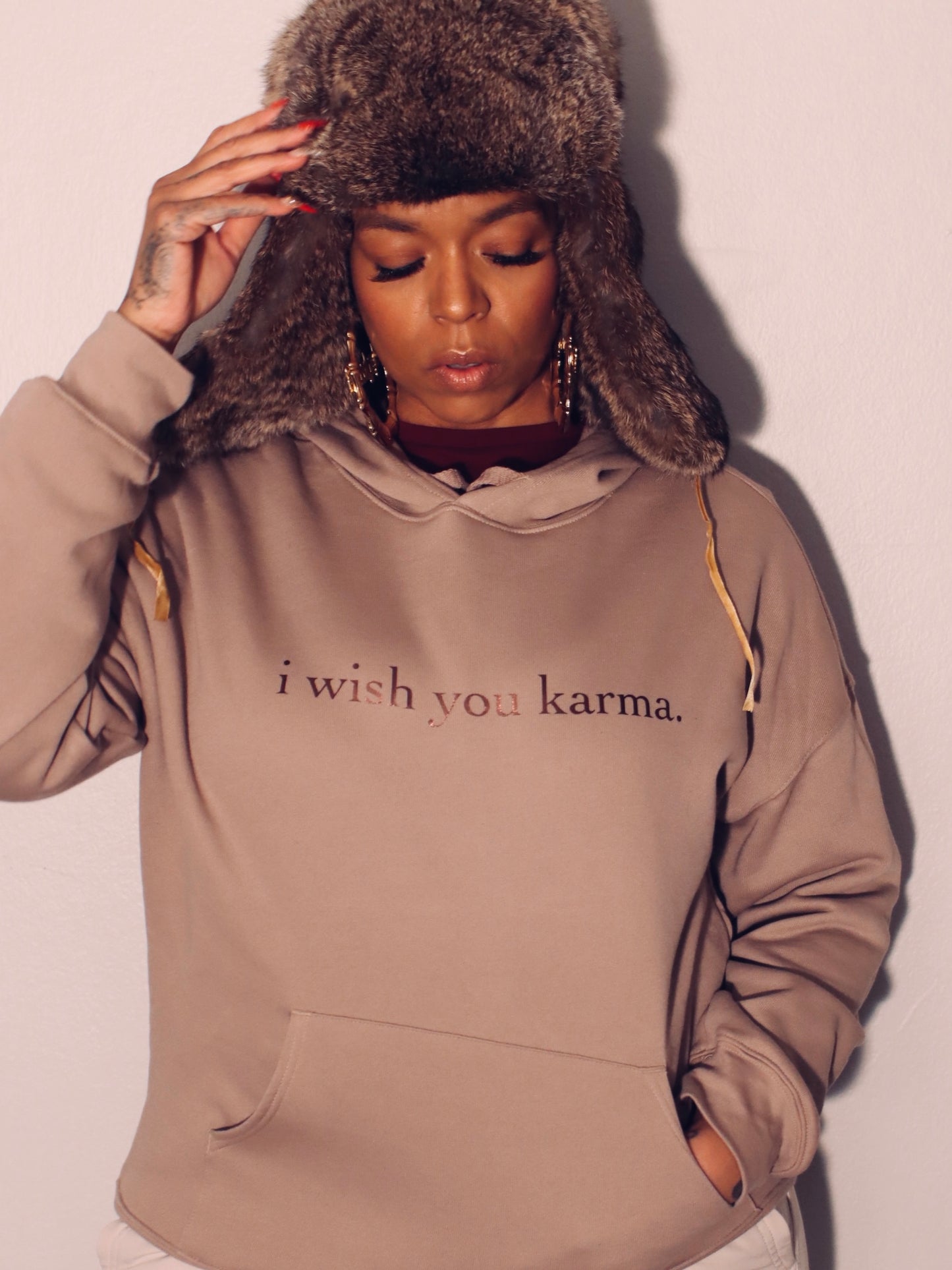 i wish you karma. Hoodie